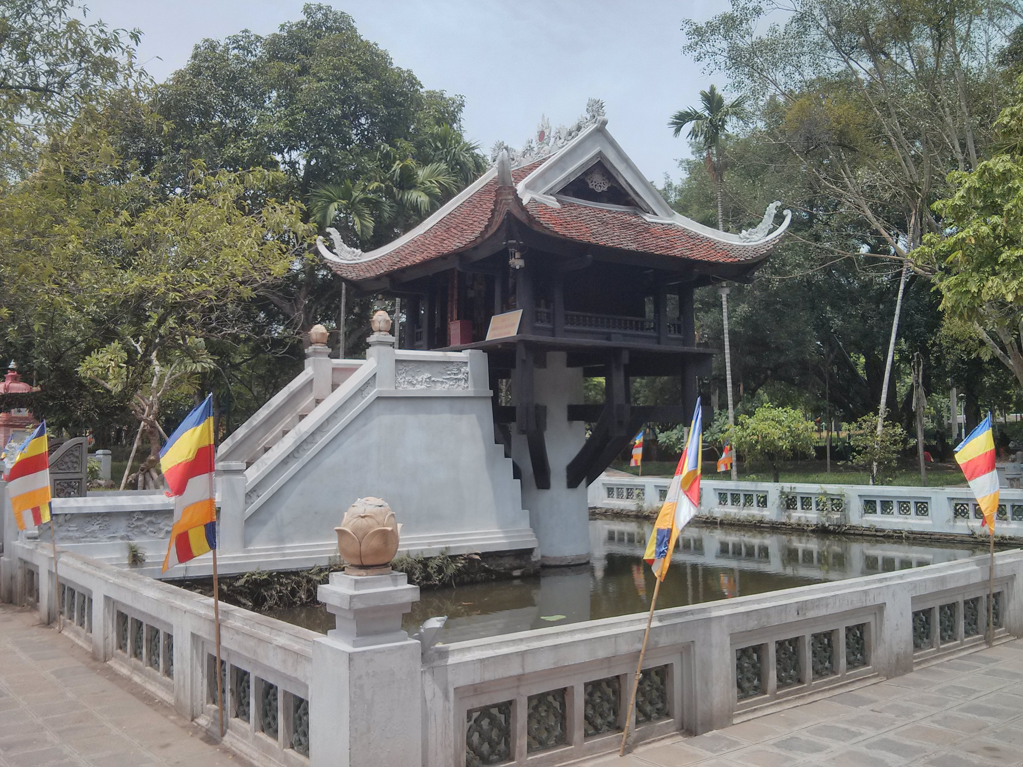 La pagode à un pilier sur le site du mausolée d’Ho Chi Min